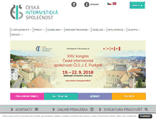 Tablet Screenshot of interna-cz.eu